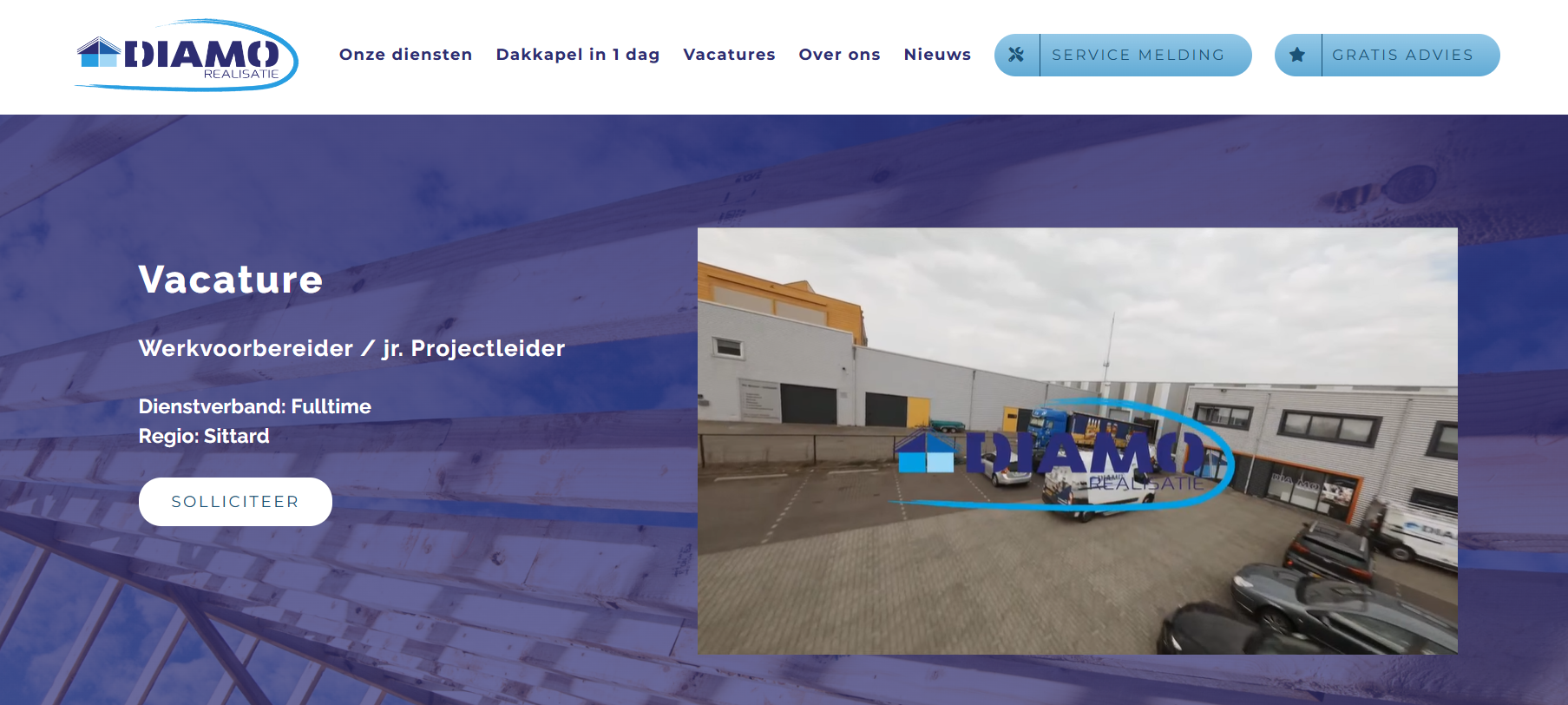 Diamo Vacature Werkvoorbereider _ Jr. Projectleider bij Diamo